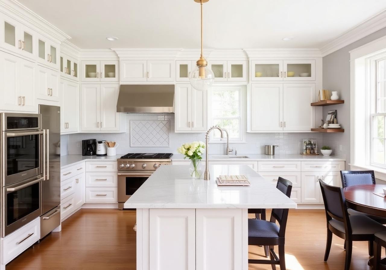 Langford marble kitchen